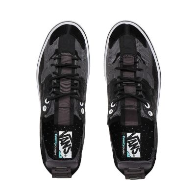 Vans Checker Overt ComfyCush - Erkek Spor Ayakkabı (Siyah)